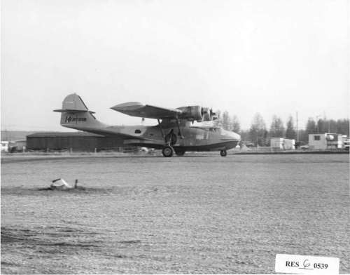 Canso tanker at Slave Lake-1969