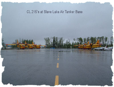 CL 215's on Wet Apron